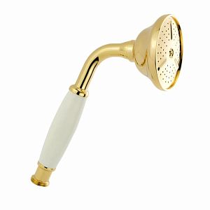Ручной душ Migliore Ricambi латунь, белый/золото (Ermitage, Dallas, Oxford, Revival, Princeton, Arcadia) 30886 фото