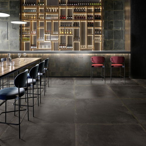 Керамогранит Sant Agostino Oxidart Black 60x60 фото 2