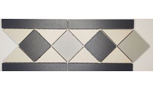 Плитка Metlaha Victorian Карина (Бордюр) 30.4х12.2 фото