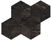 Мозаика AEPL Marvel Absolute Brown Mosaico Esagono Lappato 30x35 фото