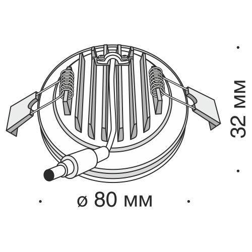 Встраиваемый светильник Maytoni Technical DL303-L7B фото 7
