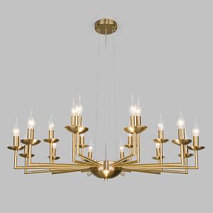 Подвесная люстра Eurosvet 60150/18 латунь фото