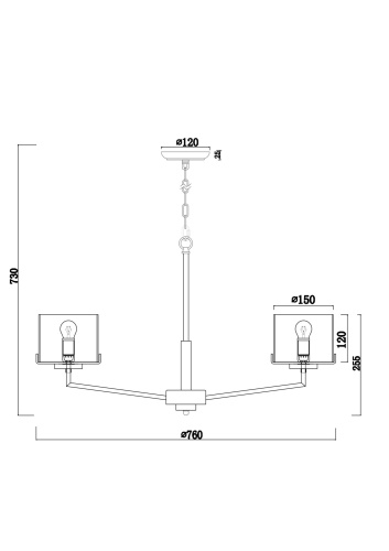 Люстра Freya FR5096PL-08CH фото 2