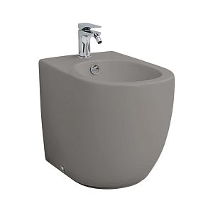 Artceram File 2,0 Биде напольное приставное 36х52 см, с креплениями, с 1 отв под смеситель, цвет: grigio фото