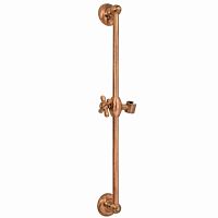 Штанга душевая Migliore Retro, с держателем, медь 20193 фото