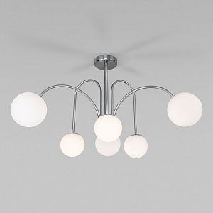 Люстра на штанге Eurosvet 30177/6 хром фото