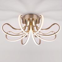 Накладная люстра Eurosvet 90079/8 сатин-никель фото