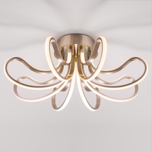 Накладная люстра Eurosvet 90079/8 сатин-никель