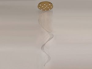 Каскадная люстра Newport 8213/300 gold фото