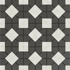 Керамогранит WOW Tesserae 130013 Suit B&W Plus 28х28 фото