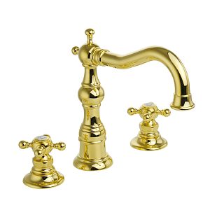 Смеситель для раковины Migliore Arcadia, на 3 отверстий, золото 18397 фото