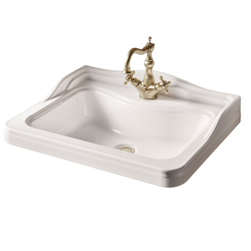 Раковина Migliore Impero 60 см композит, белая 30827