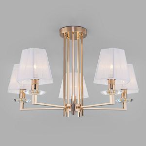 Люстра на штанге Eurosvet 60114/5 золото фото