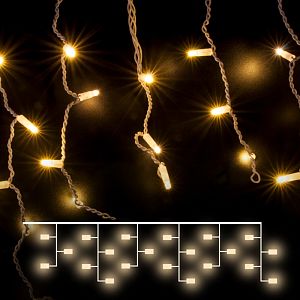 Светодиодная бахрома Eurosvet 100-101 теплый белый 3*0,6 м IP65 фото