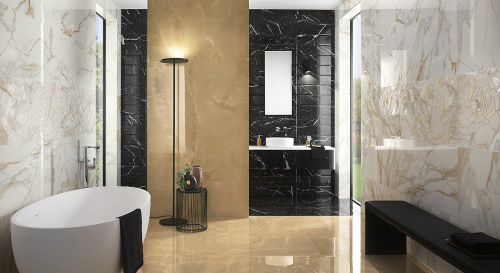 Керамогранит fPZ0 Roma Gold Calacatta Delicato Brillante 60х120 фото 2