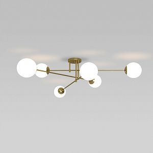 Люстра на штанге Eurosvet 30181/6 латунь фото