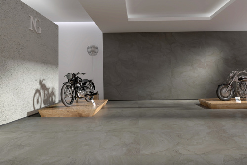 Керамогранит Kutahya Seramik Atlantis Anthracite Rectified Matt 60x120 фото 2