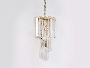 Каскадная люстра Newport 31103/S gold фото