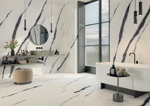 Керамогранит 610015000648 Forte dei Marmi Panda White Lapp 80x80 фото 2