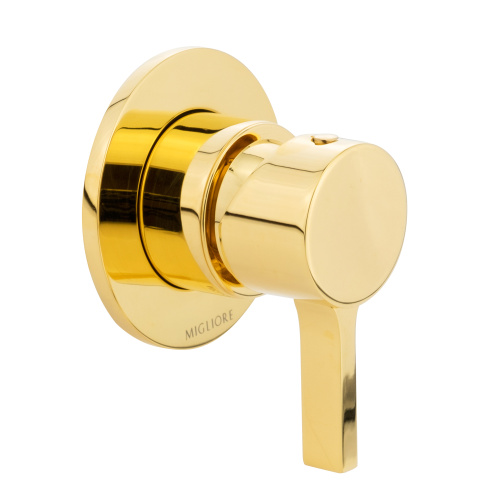 Смеситель скрытого монтажа Migliore Sirius монокомандный, золото 28184