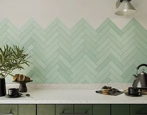 Плитка керамическая DNA 128395 Candy Crayon Mint 4,3x24,3 фото