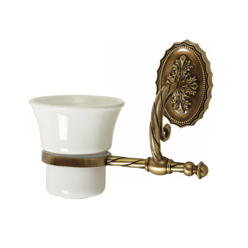 Стакан Migliore Edera настенный, керамика/бронза 16904