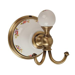 Крючок Migliore Provance, керамика с декором/бронза 17628 фото