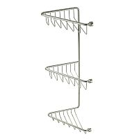 Решетка угловая Migliore Complementi тройная L16xP16xH50 см, хром 22043 фото