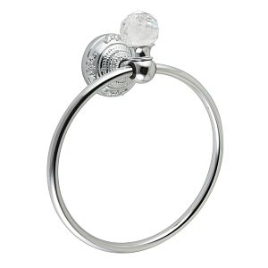 Кольцо Migliore Cristalia, хром/Swarovski 16805 фото