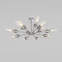 Люстра на штанге Eurosvet 60140/12 сатин-никель фото