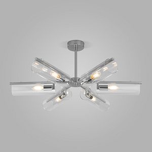 Люстра на штанге Eurosvet 70144/6 хром фото