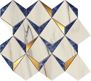 Мозаика 9MDN Marvel Diamonds Bianco Ultramarine 35,8x32,9 фото