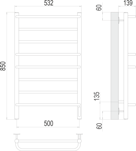 Евромикс П8 500х850 электро фото 2