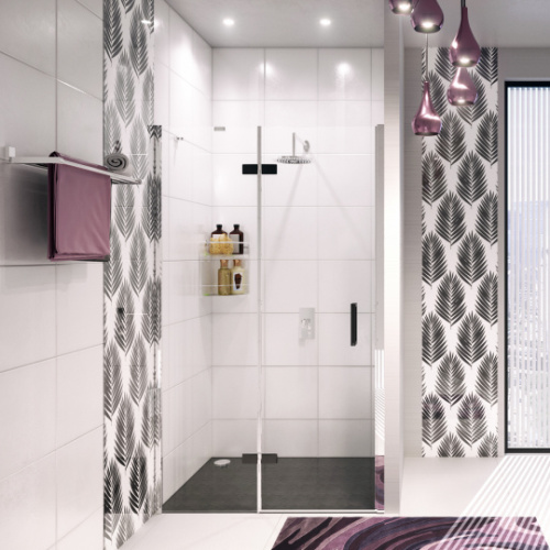 Wasserkraft Aller 10H05LBLACK MATT Душевая дверь