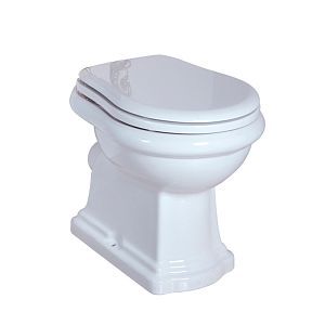 Унитаз напольный Migliore Bella, выпуск в стену, белая керамика 20620 фото