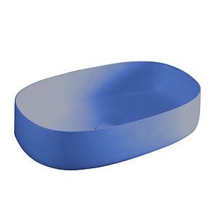 Artceram Cognac Раковина 55х35 см, без отв,, накладная, цвет: blu zaffiro фото