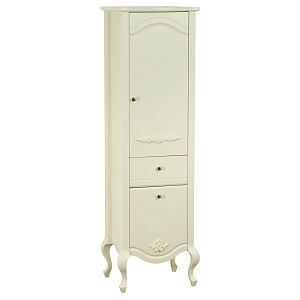 Пенал Migliore Impero L49xH161xP44 см DX. 1 ящик 2 двери, цвет: Avorio 26068 фото