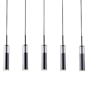 Подвесной светильник DeLight Collection MD6913-5A black/white фото