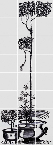 Bardelli Cuban Black Декор 5 60x160 глазурованный глянцевый