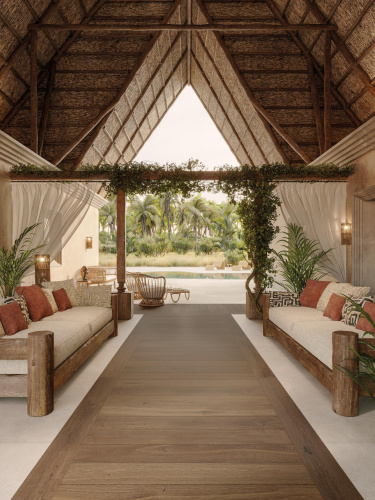 Керамогранит Porcelanosa Gent 100337230 Castano 19,3x180 фото 2