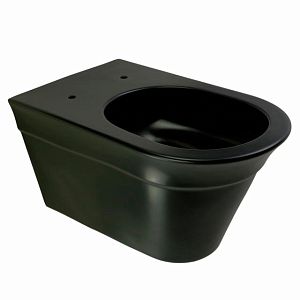 Унитаз подвесной Migliore Monaco, безободковый, керамика, черный матовый 32063 фото