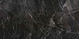 Kutahya Black Calacatta Kristal Rectified Parlak Nano 120x240 фото