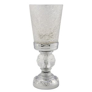 Cтакан настольный Migliore Cristalia, стекло/хром/Swarovski 16789 фото