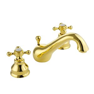 Смеситель для раковины Migliore Lady, на 3 отверстий, золото 18854 фото