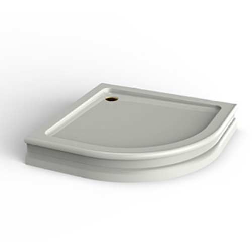 Поддон душевой Migliore, угловой R90хH16 см, стеклокомпозит 26353