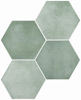 DURSTONE SIX Cementine Керамогранит Aqua 23x27 глазурованный матовый фото