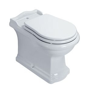 Унитаз напольный Migliore Bella, приставной, выпуск универсальный в пол/стену, белая керамика 30856 фото