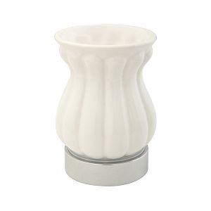 Стакан Migliore Olivia настольный, керамика белая, хром 17507 фото