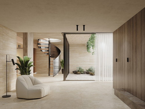 Керамогранит TAU Ceramica Travertino Noce Rec.60х120 фото 2