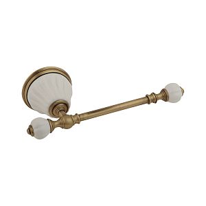 Бумагодержатель Migliore Olivia, керамика белая, бронза 17420 фото